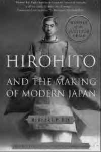 Hirohito and the Making of Modern Japan Association for Asian