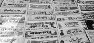newspapers in various languages and scripts