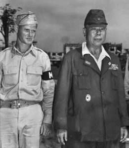 photo of two men in military uniform