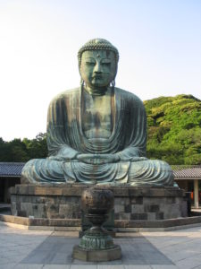 photo of a sitting buddha statue