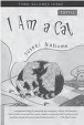 Bookcover of I Am a Cat (Wagahai wa neko de aru) with illustration of a small cat and person on the cover.